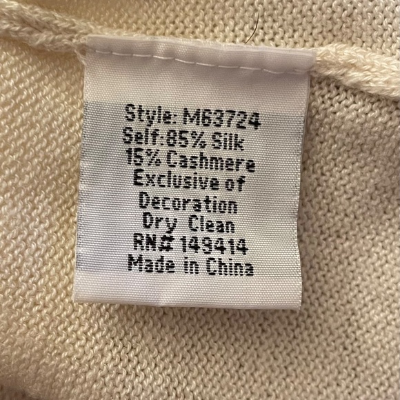 JOHNNY WAS - THE BELLA DRAPE SILK AND CASHMERE CARDIGAN, LIKE NEW! Size S - Picture 4 of 7